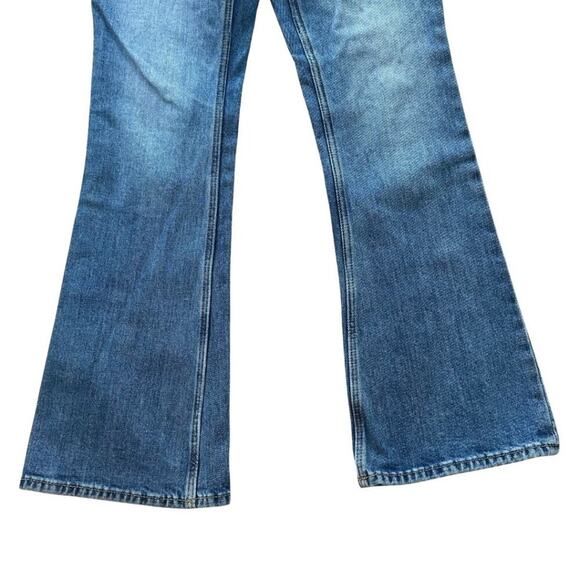 Old Navy Extra High Rise Flare Jeans Medium Wash 0 - Picture 5 of 8